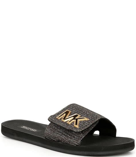 michael kors kids slides|michael kors slides size 11.